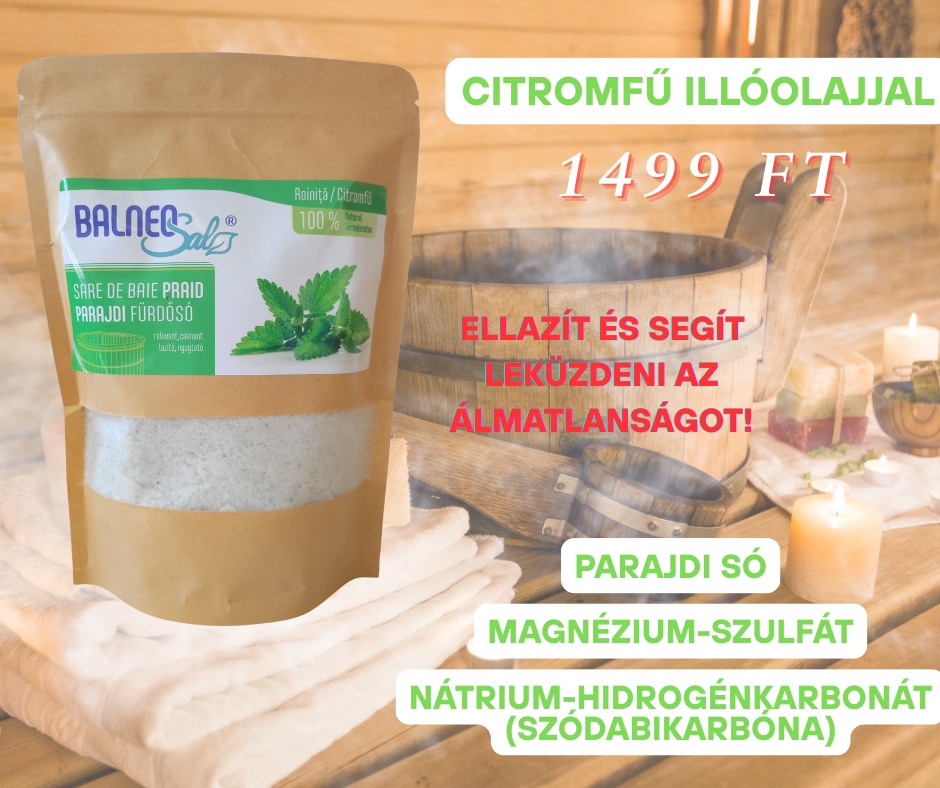 Balneo Sal Parajdi Fürdősó Citromfűvel